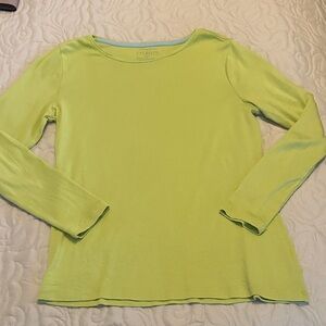 Talbots Light Green Long Sleeve Shirt